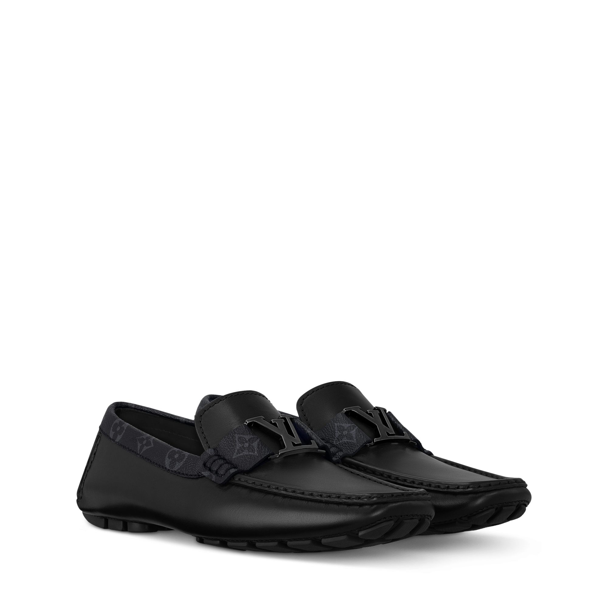 LOUIS VUITTON ブラック モカシン Monte Carlo Moccasin - Shoes | LOUIS VUITTON